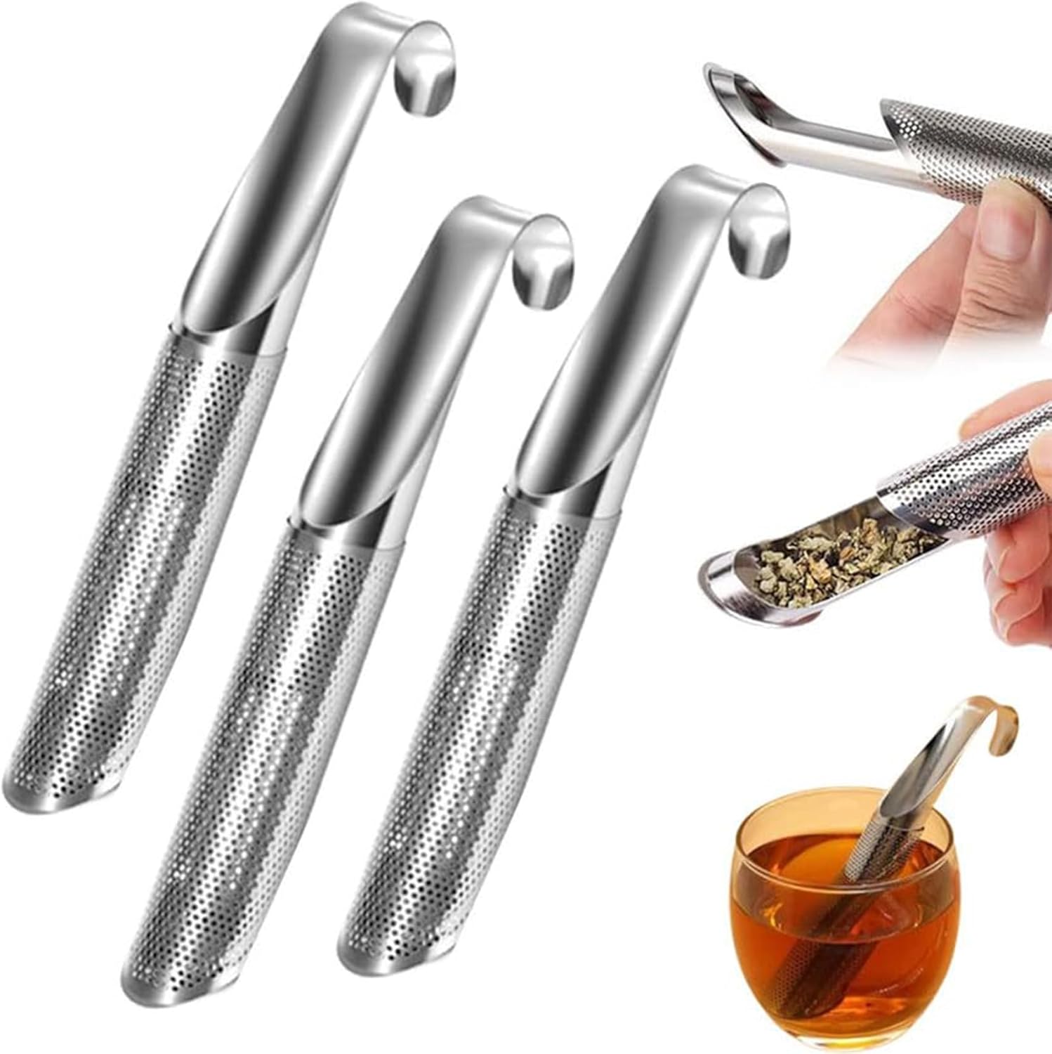 Stainless Steel Tea Infuser with Hook