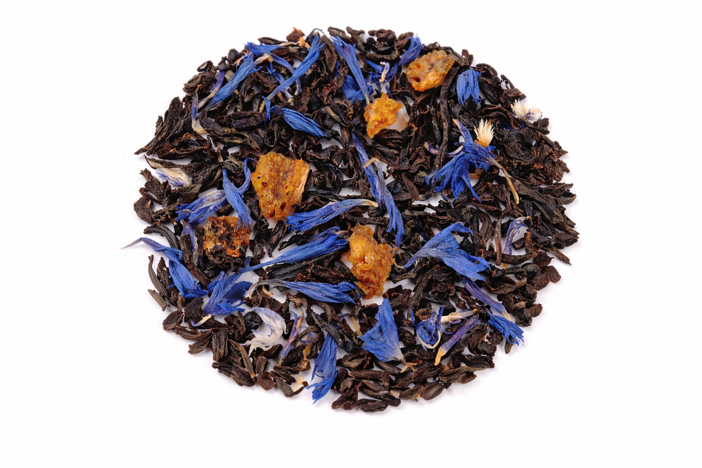 Earl Grey Moonlight loose leafs with cornflower and black tea
